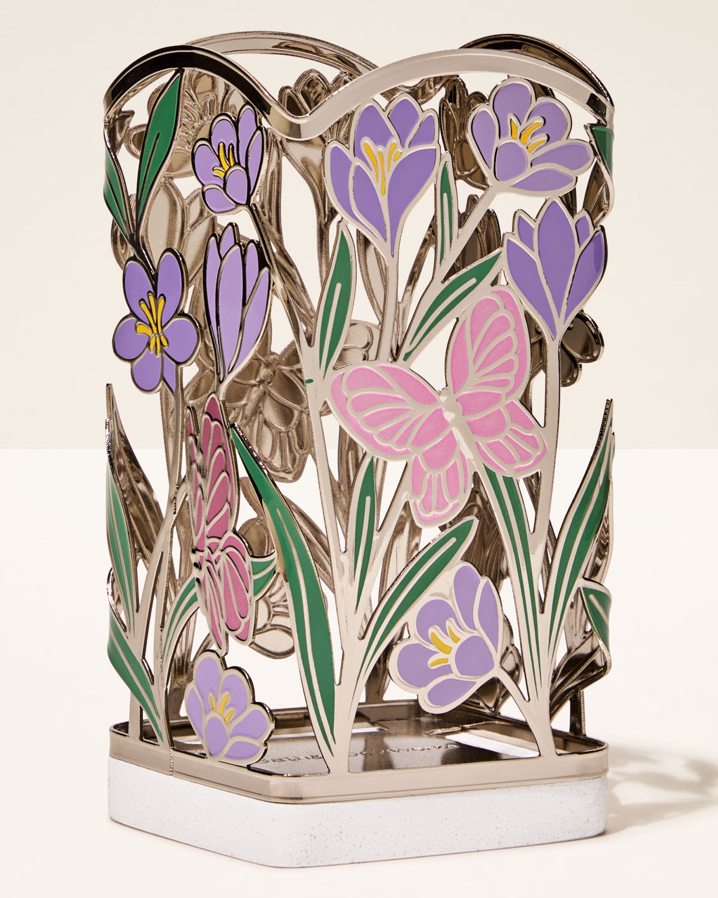 Shimmery Butterflies & Flowers
