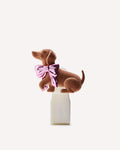 Dog with Bow