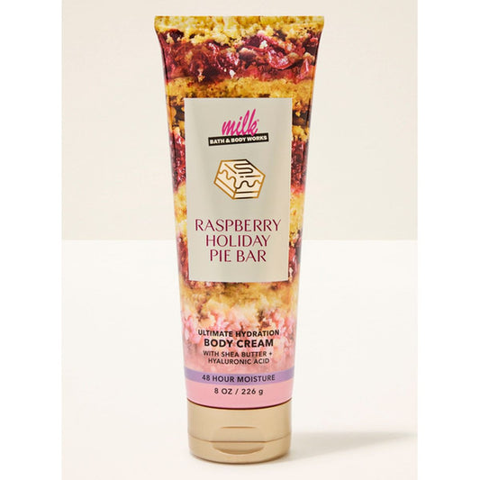 Raspberry Holiday Pie Bar